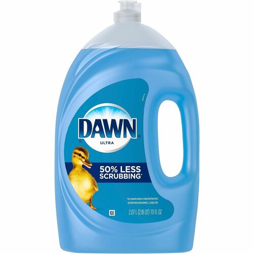 Procter & Gamble Commercial Dishwashing Soap,Liquid,Dawn Ultra,Orig Scent,70oz,Blue