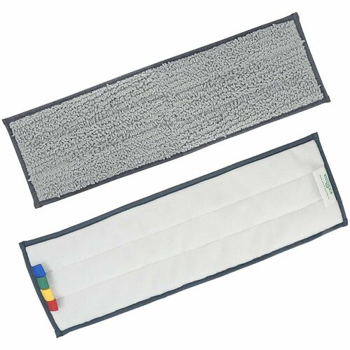 Unger Cleaning Pads,f/Floor,Excella,Microfiber,20",GY