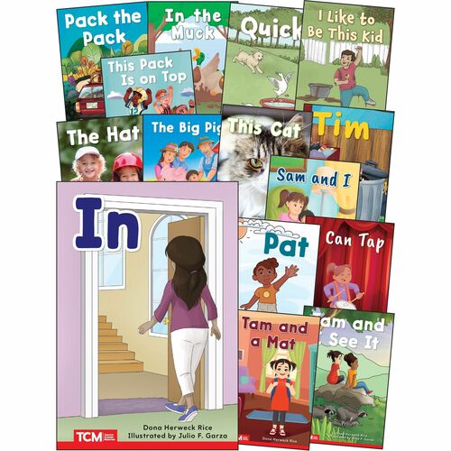 Shell Education Teacher Created Materials Book Set,Decodable,Pre-K to K,Part A,15/ST