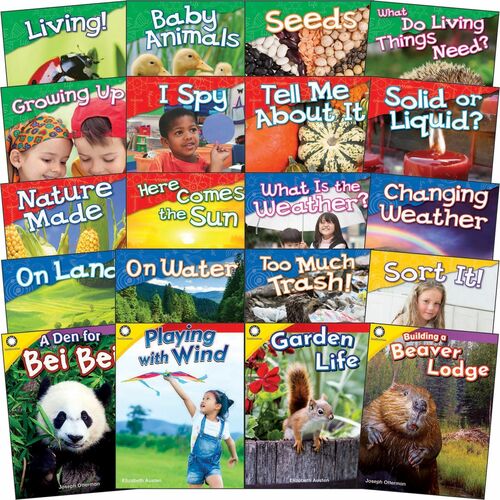 Shell Education Teacher Created Materials Book Set,Science,Kindergarten,20/ST