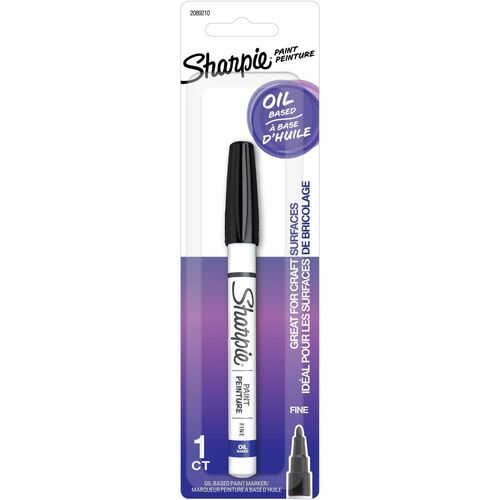 Newell Brands Sharpie Paint Marker, Oil-Based, Fine Point, Black