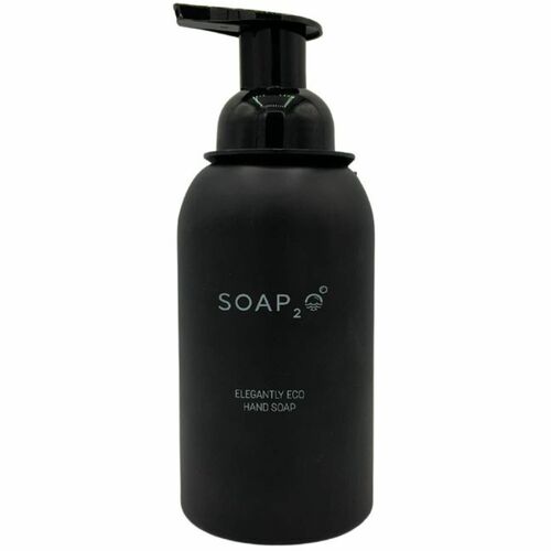 Soap2o Soap Bottle,Ceramic,350ml,Black