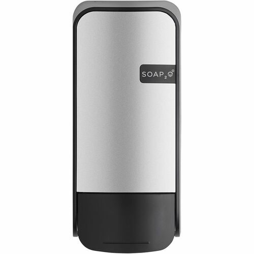 Soap2o Soap Dispenser,Manual,Foam,ABS Plastic,1000ml,Stainless