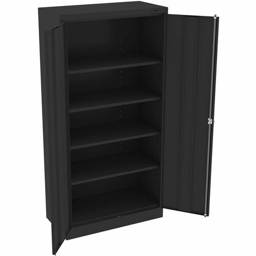 Cabinet, Storage, 36W18D72H Black view 2