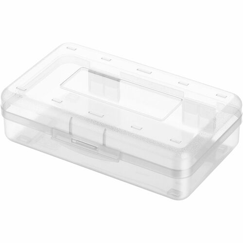 Business Source Pencil Case,Snap Lid,Polypropylene,CR