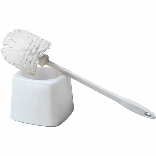 Vileda Professional Toilet Bowl Brush,w/Holder,Polypropylene/Plastic,17",WE