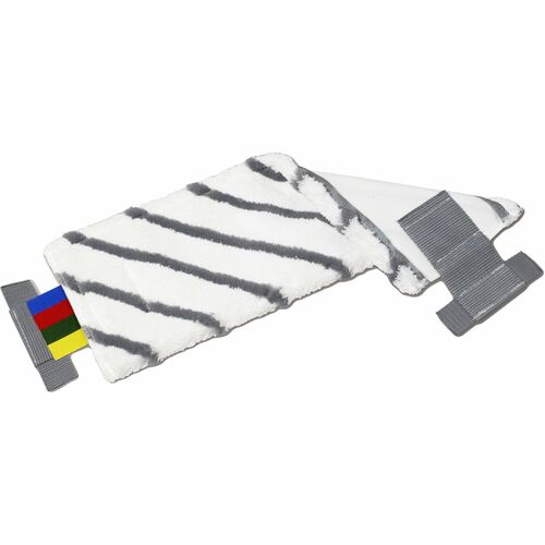 Vileda Professional Mop Pad,w/Abrasive Strips,Microfiber,16"L