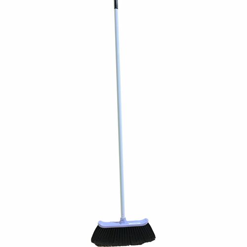 Vileda Professional Broom,w/48" Handle,12" Frame,Curved Block,WE/RD