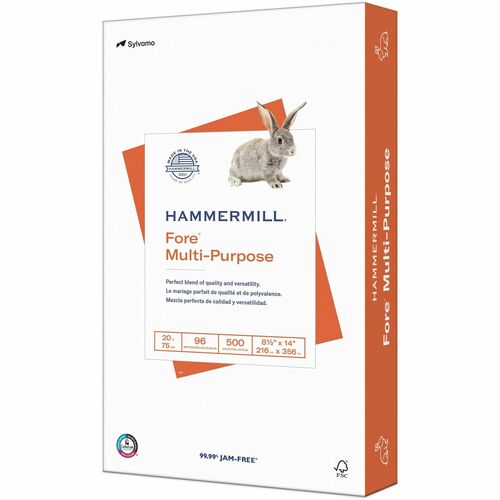 Hammermill Paper,Multipurpose,96GE,20 lb,8-1/2"x14",10RM/CT,WE