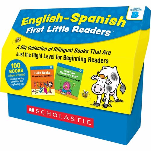 Scholastic Teaching Resources Book Set,English/Spanish,Level B,Multicopy Set,100Books/ST