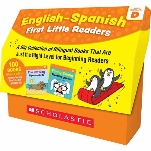 Scholastic Teaching Resources Book Set,English/Spanish,Level D,Multicopy Set,100/BX