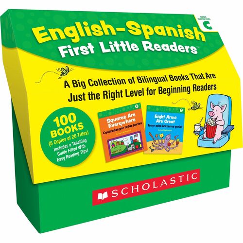 Scholastic Teaching Resources Book Set,English/Spanish,Level C,Multicopy Set,100Books/ST
