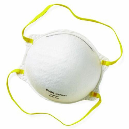 Medline N95 Masks,Cone-Style,Microfilter,20/BX,WE
