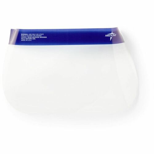 Medline Face Shields,FullLength,Disposable,Antifog,24/BX,4BX/CT,CL