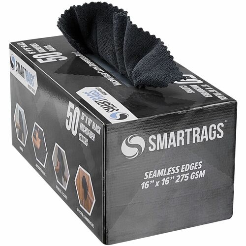 Monarch Global Brands Cloths,Microfiber,Heavy-Duty,16"x16",50/BX,BK