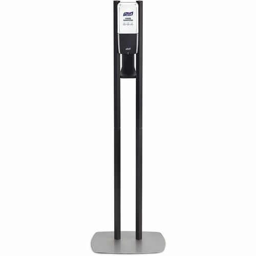 Gojo Dispenser Stand,f/Hand Sanitizer,Floor,Automatic,Graphite