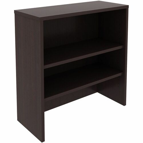 Lorell Bookcase, Stack-on, 36"x15"x36", Espresso