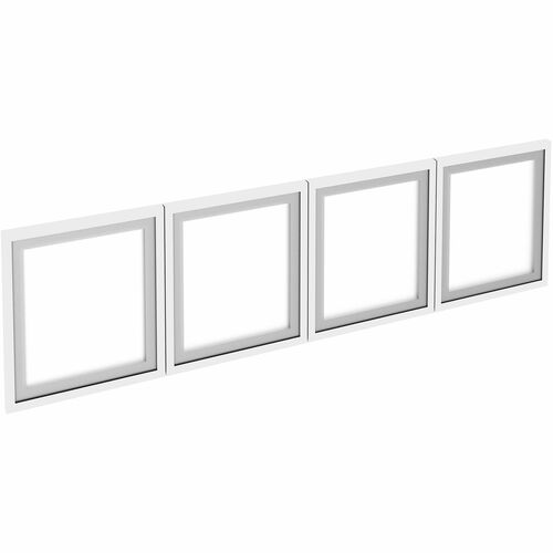Lorell Door Kit, Glass, f/60" Hutch, Frost