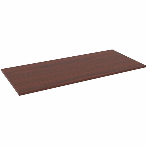 Lorell Top, Multipurpose, 66"x30"x1", Mahogany