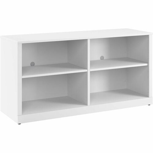 Bush Business Furniture Bookcase,4 Cubbies,59.98"x19.37"x29.82",Pure WE