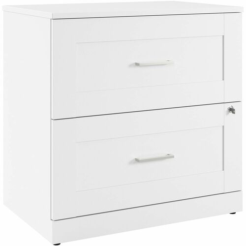 Bush Business Furniture Lateral File,2 Drawers,29.65"x19.37"x29.82",Pure White