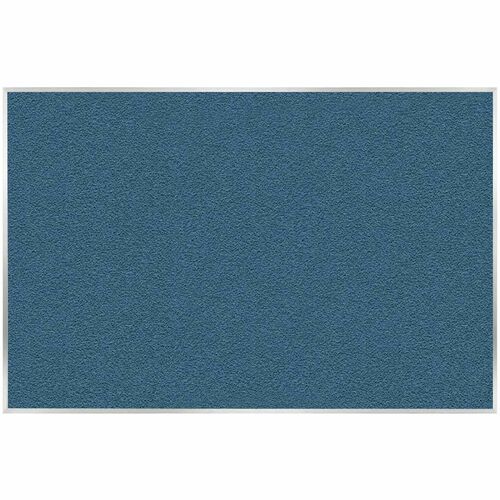 Ghent Bulletin Board,Vinyl,AluminumFrame,87-29/32"x48-15/32",Ocean