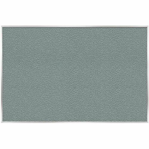 Ghent Bulletin Board,Vinyl,AluminumFrame,87-29/32"x48-15/32",Stone