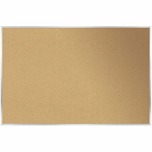 Ghent Corkboard,AluminumFrame,87-29/32"x48-15/32",Natural
