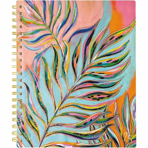 AT-A-GLANCE Planner,EttaVee Leaf,Wkly/Mthly,12Mths,Jan-Dec,8-1/2"x11",MI