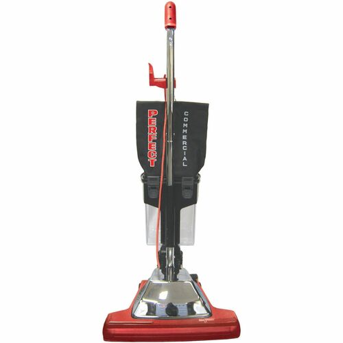 V.A.C. Vacuum,Upright,Dirt Cup,50'Cord,870W,16" Path,BK/RD