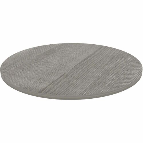 Lorell Tabletop,f/LLR61641 Base,Lam,36"Dia x 1"Thick,Weathered CCL