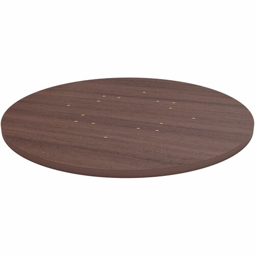 Lorell Tabletop,f/LLR61641 Base,Laminate,36"Dia x 1"Thick,Espresso