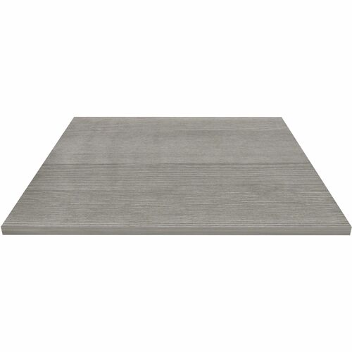 Lorell Tabletop,f/LLR61641 Base,Lam,36"x36"x1"Thick,Weathered CCL