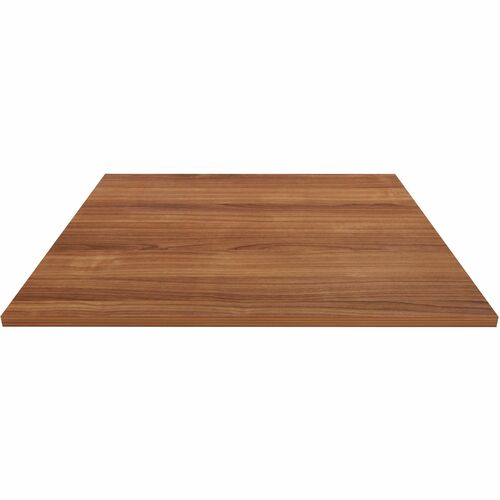 Lorell Tabletop,f/LLR87241 Base,Laminate,42"x42"x1"Thick,Walnut