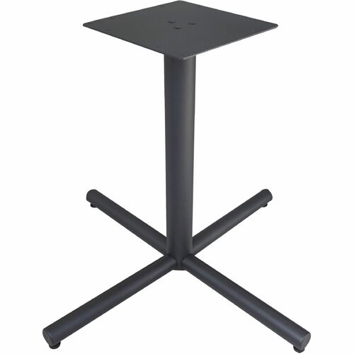 Lorell Base,X,Metal,f/Lorell 36"/42"Tops,35-3/8"x35-3/8"x28-1/2",BK