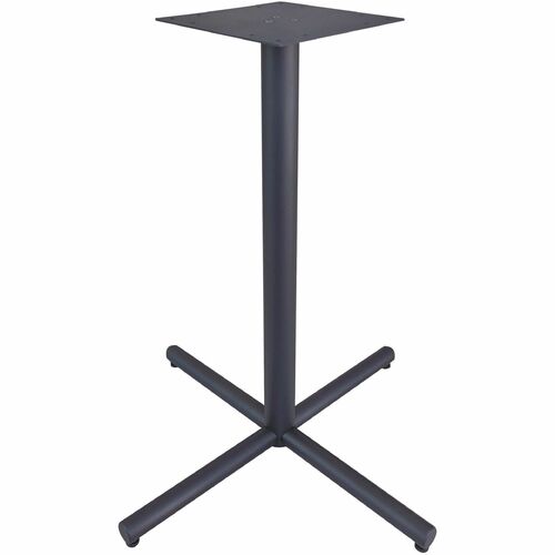 Lorell Base,X,Metal,f/Lorell 36"/42"Tops,35-3/8"x35-3/8"x40-3/8",BK