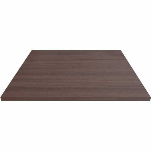Lorell Tabletop,f/LLR61641 Base,Laminate,36"x36"x1"Thick,Espresso