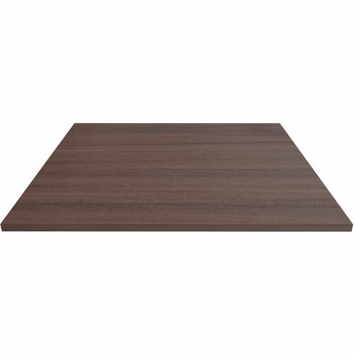 Lorell Tabletop,f/LLR87241 Base,Lam,42"x42"x1"Thick,Espresso