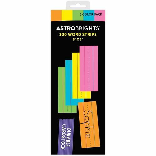 Wausau Papers Word Strips,Dotted/2 Solid Lines,100/PK,AST