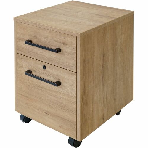 Martin Furniture Pedestal,w/FileDrawer/UtilityDrawer,18"x12"x26",Monarca