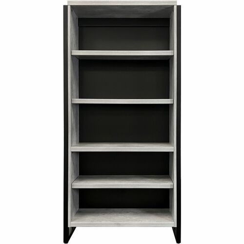 Martin Furniture Bookcase,Open,4 Shelves,36"x12"x78",Concrete