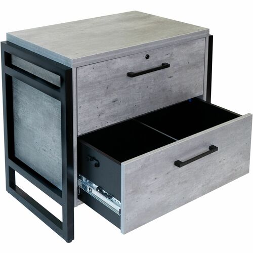 Martin Furniture Lateral File,w/2Drawers,Locking,36"x28"x31",Concrete