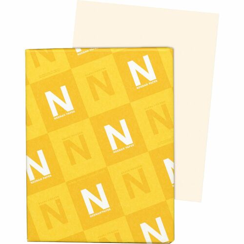 Wausau Papers Vellum Bristol Paper,67 lb,8-12"x11",92 Bright,250/PK,IY