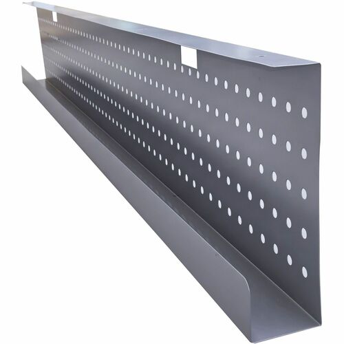 Lorell Modesty Panel,f/72"Top,66"x3"x10",Silver