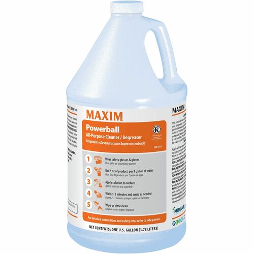 Midlab Inc Cleaner/Degreaser,All-Purpose,1 Gallon,4/CT,WE