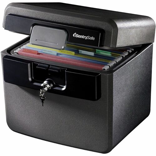 Sentry Safe File Safe,Fire/Water,0.65 cu ft,15-1/2"x13-1/2"x14-3/10",BK