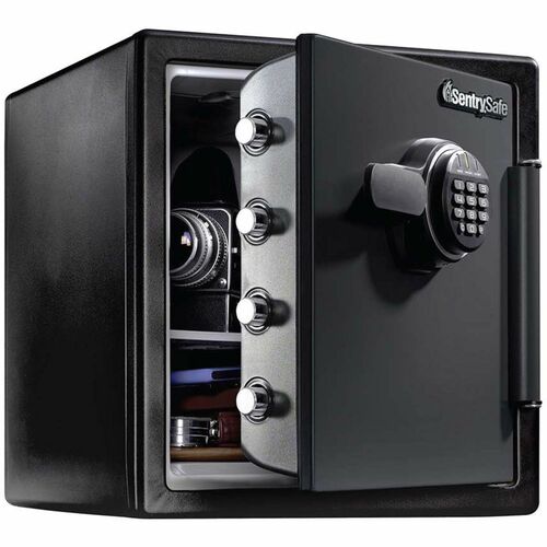 Sentry Safe Safe,Fire/Water,Digital,16-3/10"x19-3/10"x17-4/5",BK