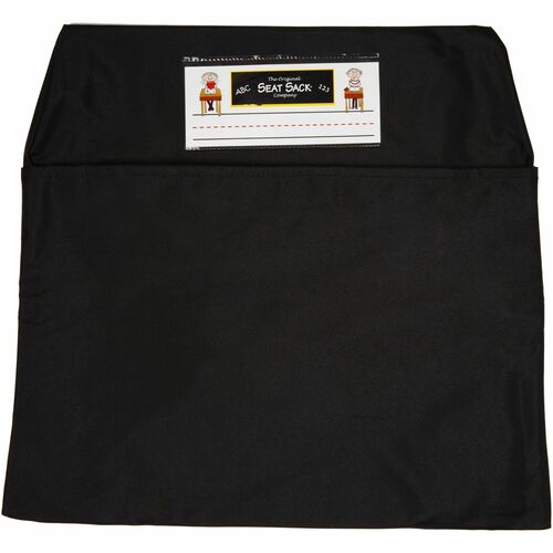 Seat Sack Chair Pocket,1-Compartment,11"-14"Wx2"D,25/CT,Black