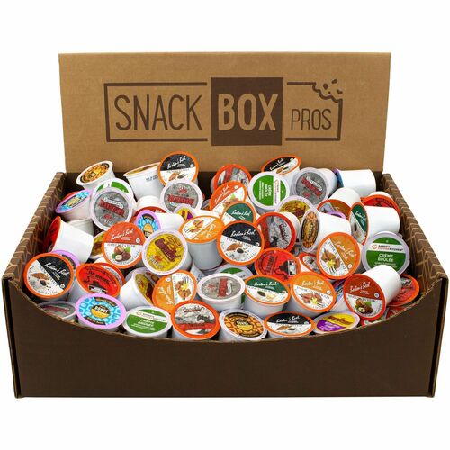 Green Rabbit Snack Box,Assorted K-Cups,Hazelnut/French Vanilla,84/CT