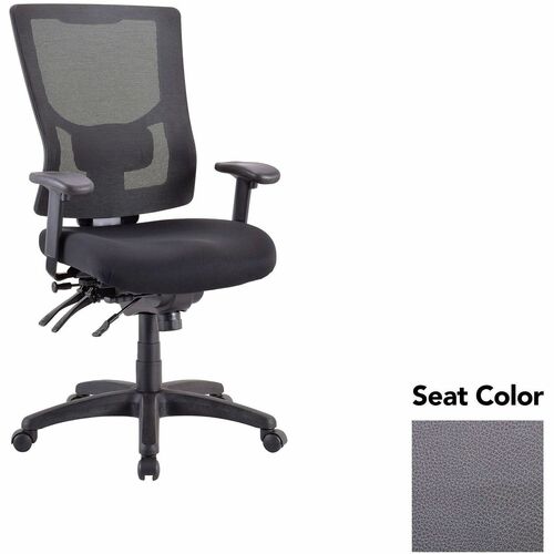 Lorell Executive Chair, Hi-Back, 26.75"x26"x40.5"-44",Carbon